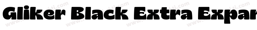 Gliker Black Extra Expanded字体转换